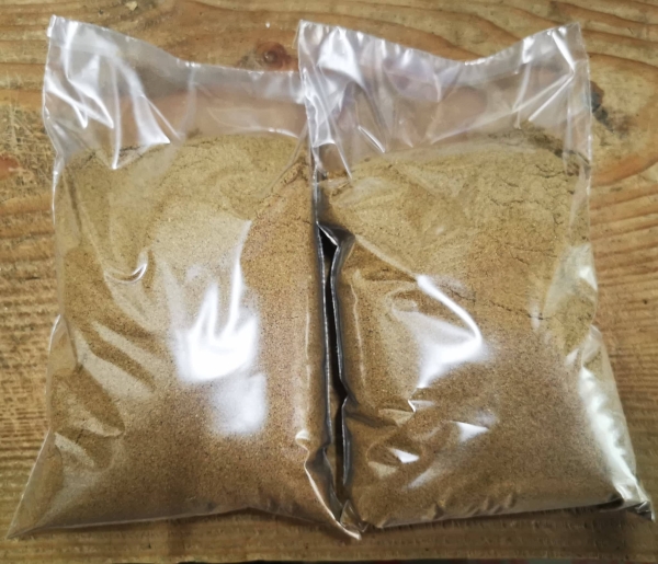 1kg Mehlwürmer Pulver Angeln Insekten Protein Zusatz Hund Koi Teich Zierfisch